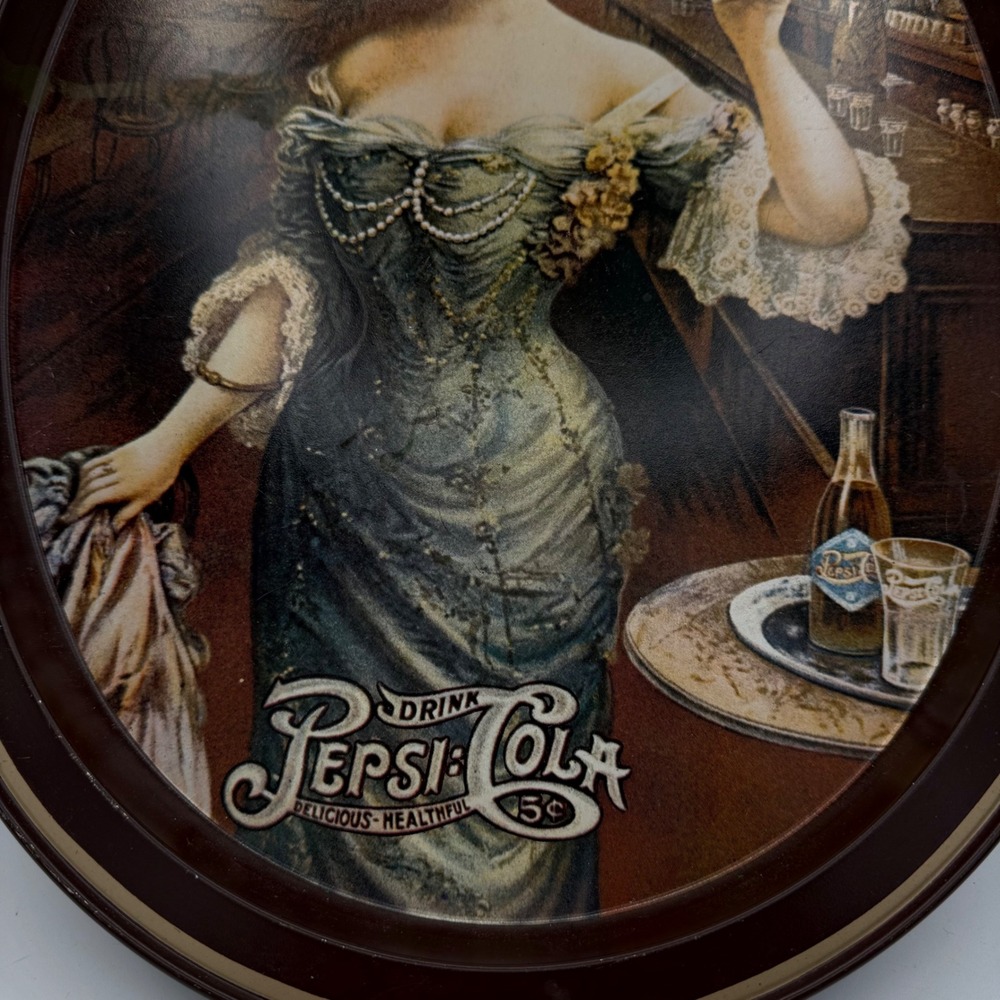 Vintage Pepsi Cola Tray Fabcraft Frenchtown NJ‎ Advertising Soda Pop 5 Cent - Picture 3 of 5
